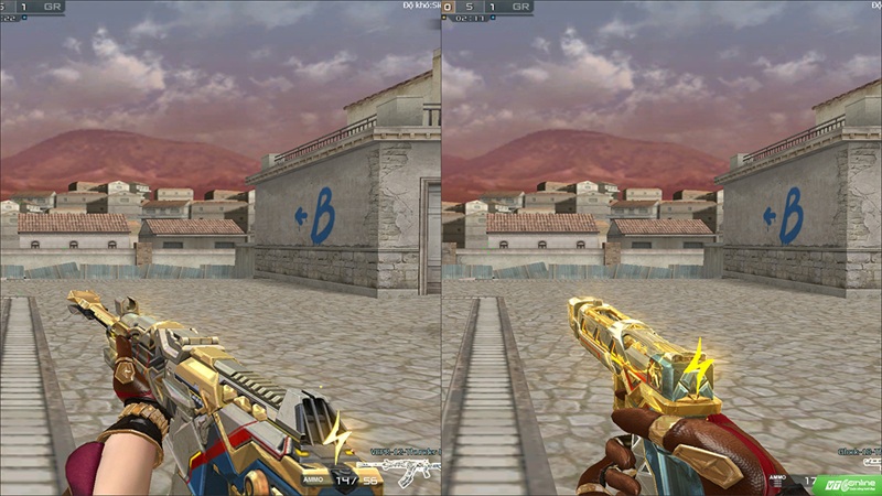 Crossfire giới thiệu vũ khí khắc ấn mới với Kho Báu Hoàng Gia Sapphire QBZ-03 Angelic Beast Relic